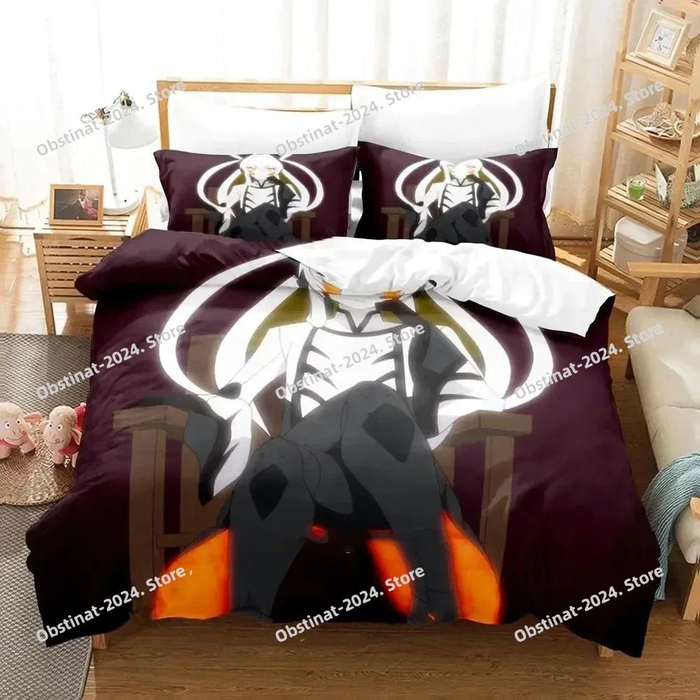 Anime Toji no Miko Kanami Etou Bedding Set Printed Bed Set Duvet Cover Sheet Pillowcase Soft Quilt Cover Full Queen King Size