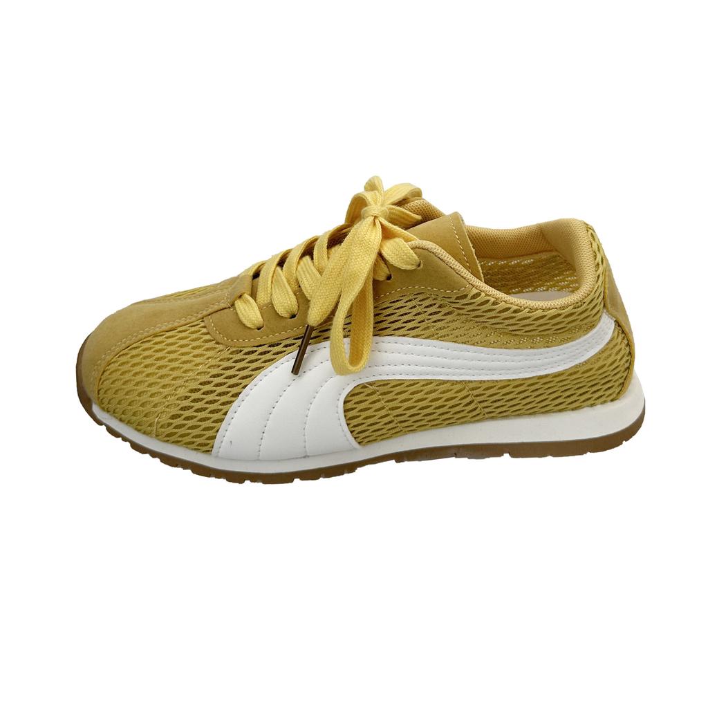 Super Fire Red Forrest Gump Training Shoes Women's 2025 New Summer Thin Mesh Sports Casual Shoes Flat Baseplate Shoes