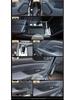 2020-2021 Star Car Interior Peach Wood Carbon Fiber Anti-Scratch Gear Console Decorative Trim.