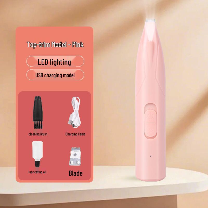 Silent Electric Pet Paw Trimmer - Cat & Dog Grooming Clipper