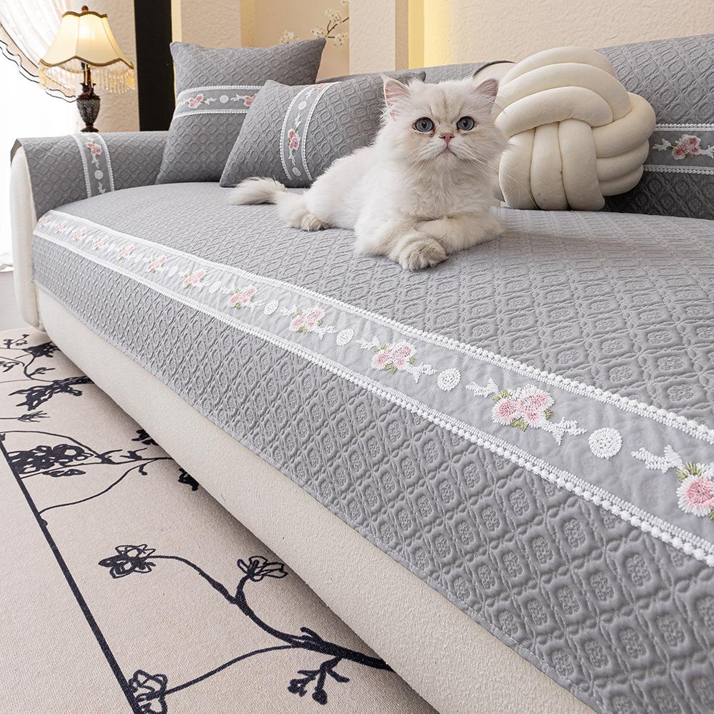 

Cool Knitted Non-Slip Sofa Cushion New Fresh Sofa Cover Towel Living Room New Simple Seat Cushion Back Towel 70*70cm
