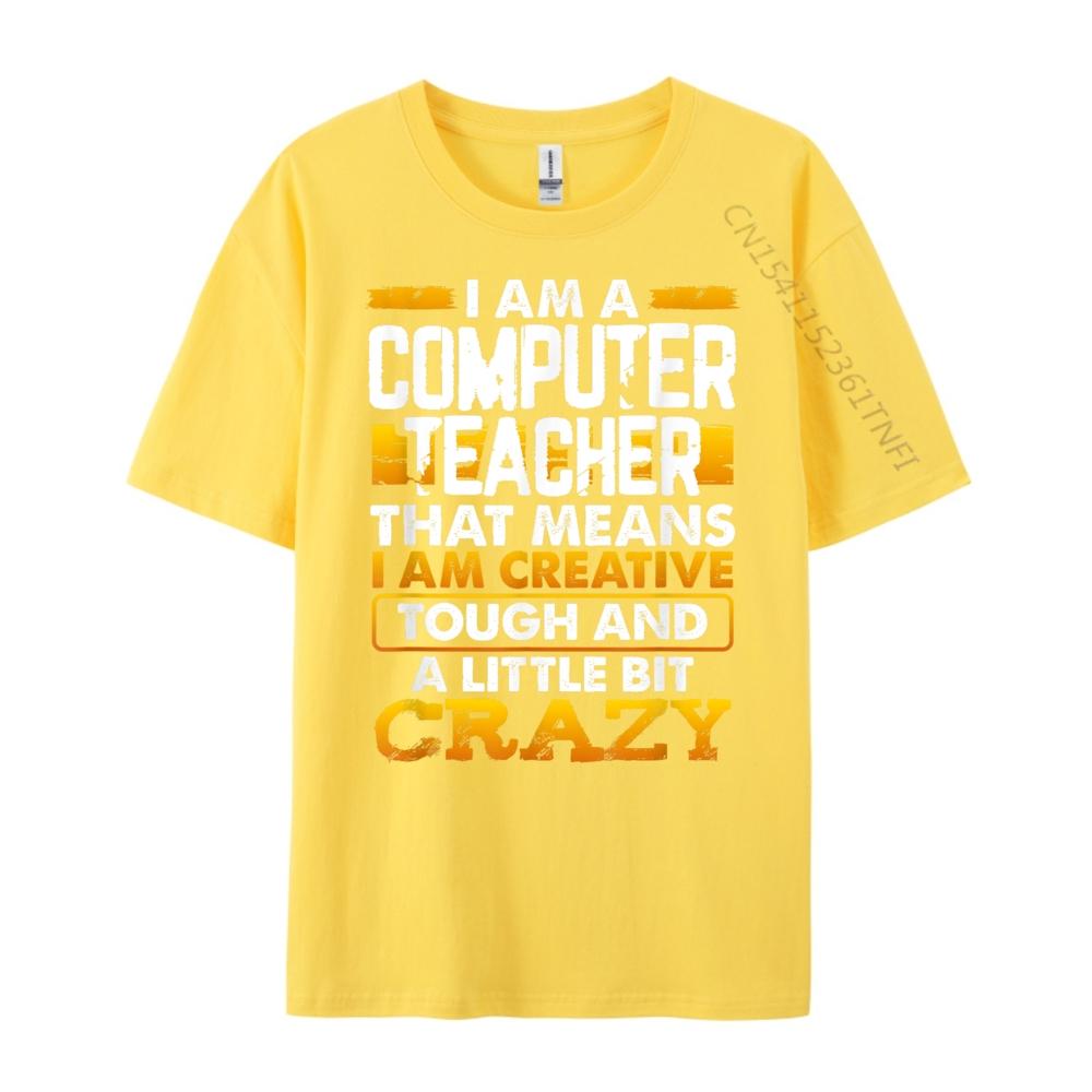 Funny Computer Teacher Quote Free Shippping Items Lowest Prices Men Clothing Graphic Tee Shirt Easter Day