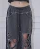 Chelikwili Damage Stud Jogger Pt -Washed Charcoal