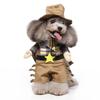 Funny Pet Dog Costume Cape Hat Small Medium Dogs Christmas Halloween Outfit