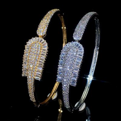 Open Bracelet Women's Light Luxury High-end Zircon Fashion European and American Style Party Bracelet