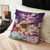 Monogatari Anime Cushion Cover Car Throw Pillow Case For Sofa Car Christmas Gift 40x40cm 45x45cm