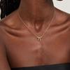 Kadınlar İçin Paslanmaz Çelik Fiyonk Şanslı Kolye Altın Rengi Kore Kolyeleri Kadın Estetik Choker Takı Günlük Aksesuarlar
