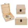 Retro Rechteckige Aufbewahrungsbox Holz Muschel Schmuck Geschenkbox Trockenblumenbox Schreibtisch Organizer