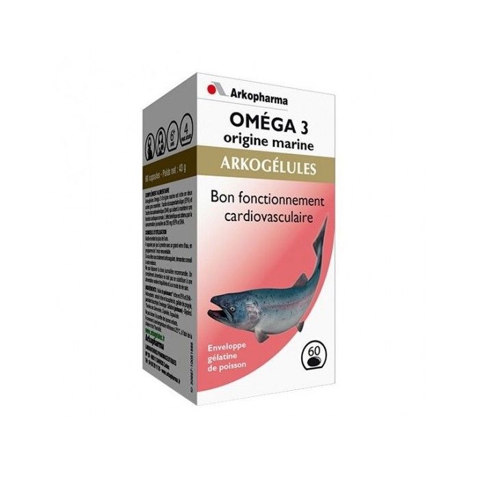 Arkopharma Arkogelules Omega 3 Origine Marine 60 capsules