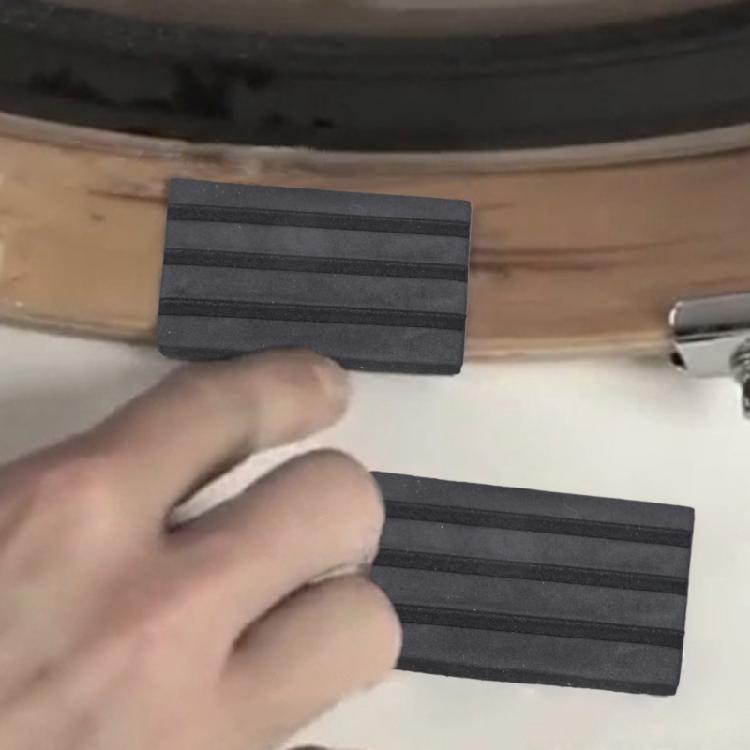 2Pcs Bass Drum Hoop Guard Pads Rubber Hoop Protector Insert Kick Drum Pedal Pad Nonslip Rubber Pad Drum Pedal Guards