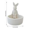 Cartoon Animal Candle Holder with Adorable Bunny Design Home Decor Suitable for Living Room Bedroom