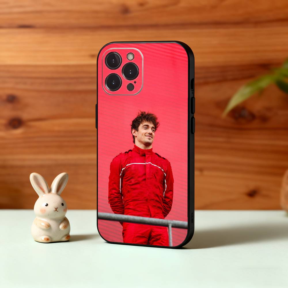 

Dashing C- Charles Leclerc 16 Lec Phone Case For iPhone17,16,15,14,13,12Plus,Pro Max,XS,5G Soft Silicone Black Cover iPhone12