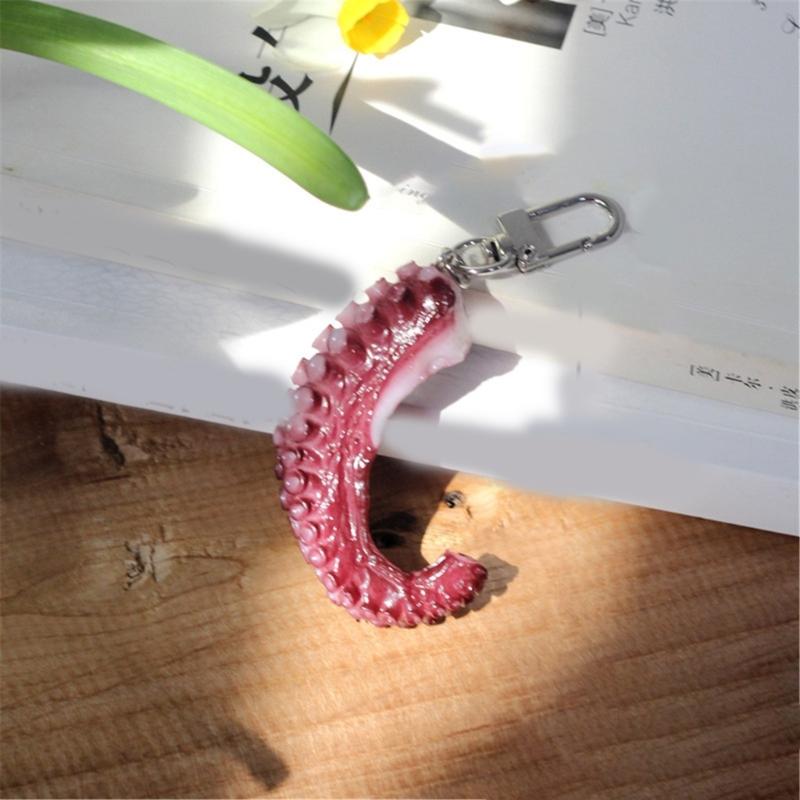 Creative Octopus and Squid Claw Key Chain Multifunctional Keychain Bag Pendant Accessory for Keys and Phone Decoration