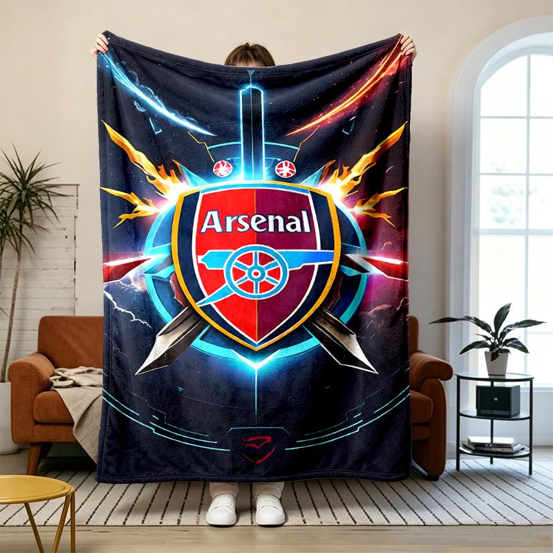 Arsenal Soft and comfortable flannel Suitable for sofas living rooms outdoor camping travel and also makes a great anniversary gift