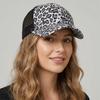 Adjustable Visor Hat Breathable Mesh Peaked Hat Fashion Leopard Print Baseball Cap  Sports