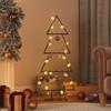 Metal Christmas Tree for Decorations Black 90 cm