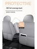 Universal Breathable Linen Car Seat Cushion - Full Surround for All Seasons, Fits Five Seats