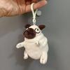 Pug câine păpușă umplută distractiv și drăgălaș jucărie de pluș câine pernă cadou cadou pentru ziua de naștere, Crăciun, Paște, decor acasă