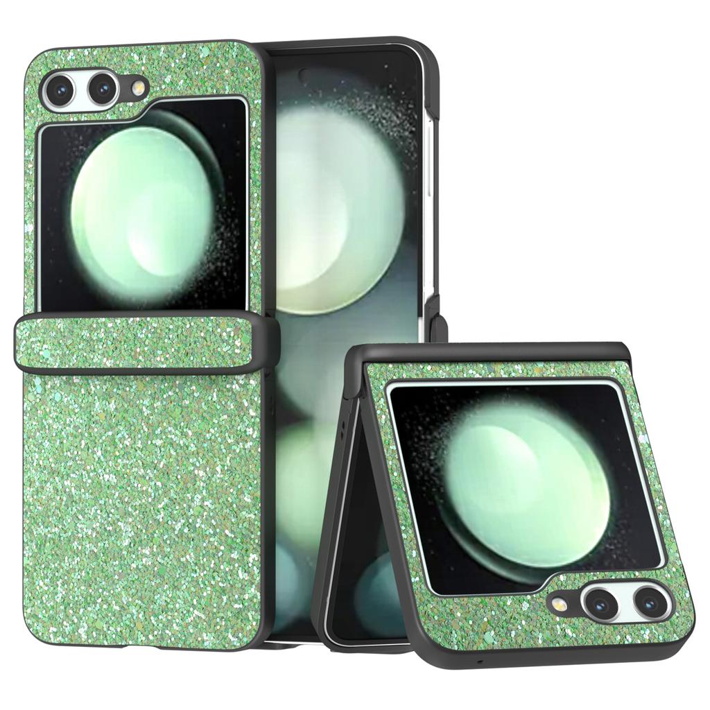 For Samsung Galaxy Z Flip7 FE 5G/Z Flip6 5G Easy Folding Wholesale Phone Case PC+PU Leather Phone Shell