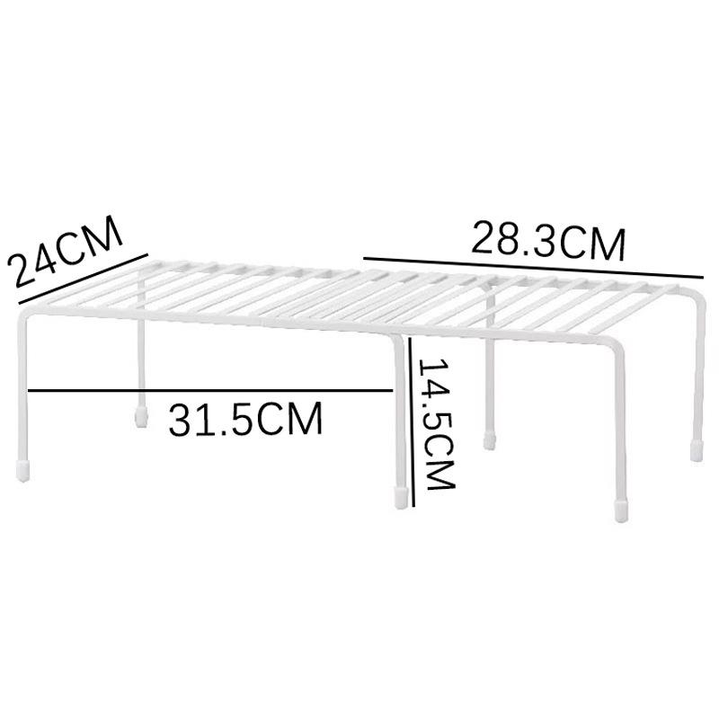 Kitchen wrought iron telescopic rack space-saving seasoning dish layered rack in cabinet desktop storage rack белый 2790₽