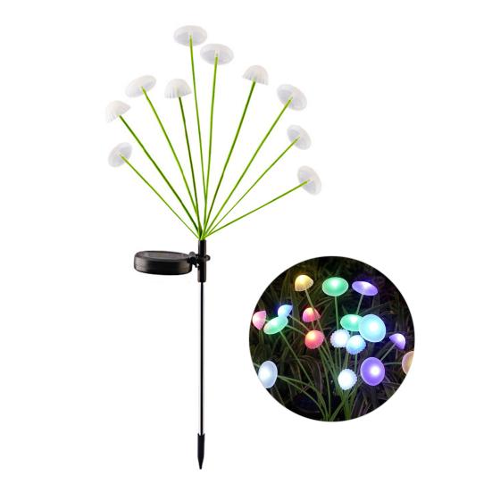 Yousheng Solar Garden Lights LED Solar Mushroom Light Waterproof Outdoor Fairy Light for Yard Patio Pathway Decor