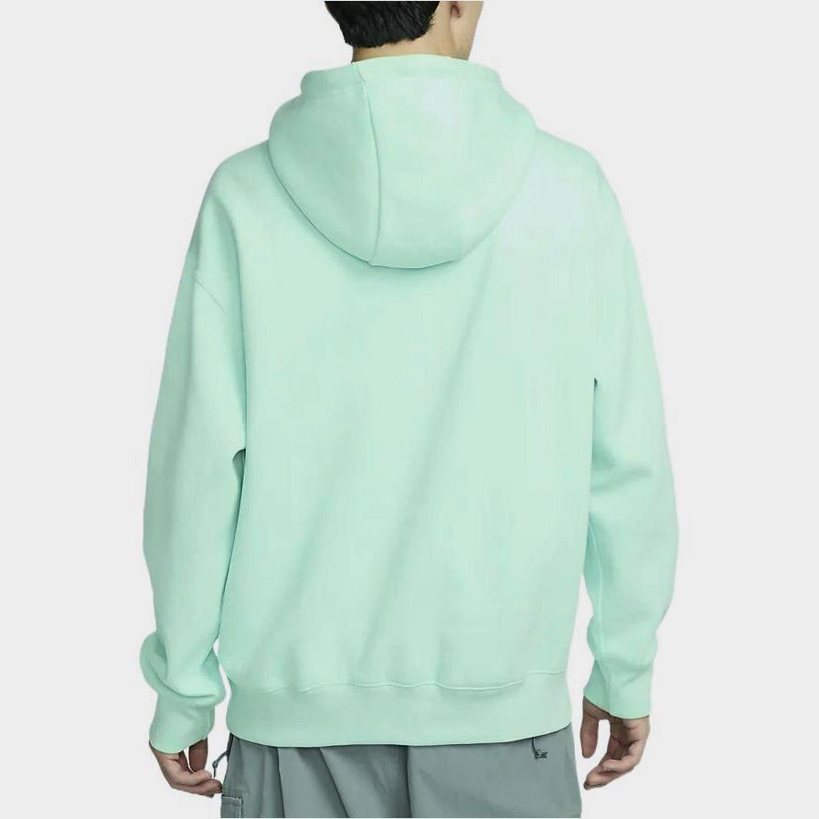 Nike Solid Color Triangle Logo Embroidered Hoodie Men Hoodies Mint DH3088-379