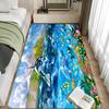 Animaux Marins Monde Océanique Zone Requins Paillasson Tapis de Bain Style Nordique Paillasson d'Entrée Maison Tapis de Salle de Bain-Toilettes Paillasson d'Accueil Chambre à Coucher