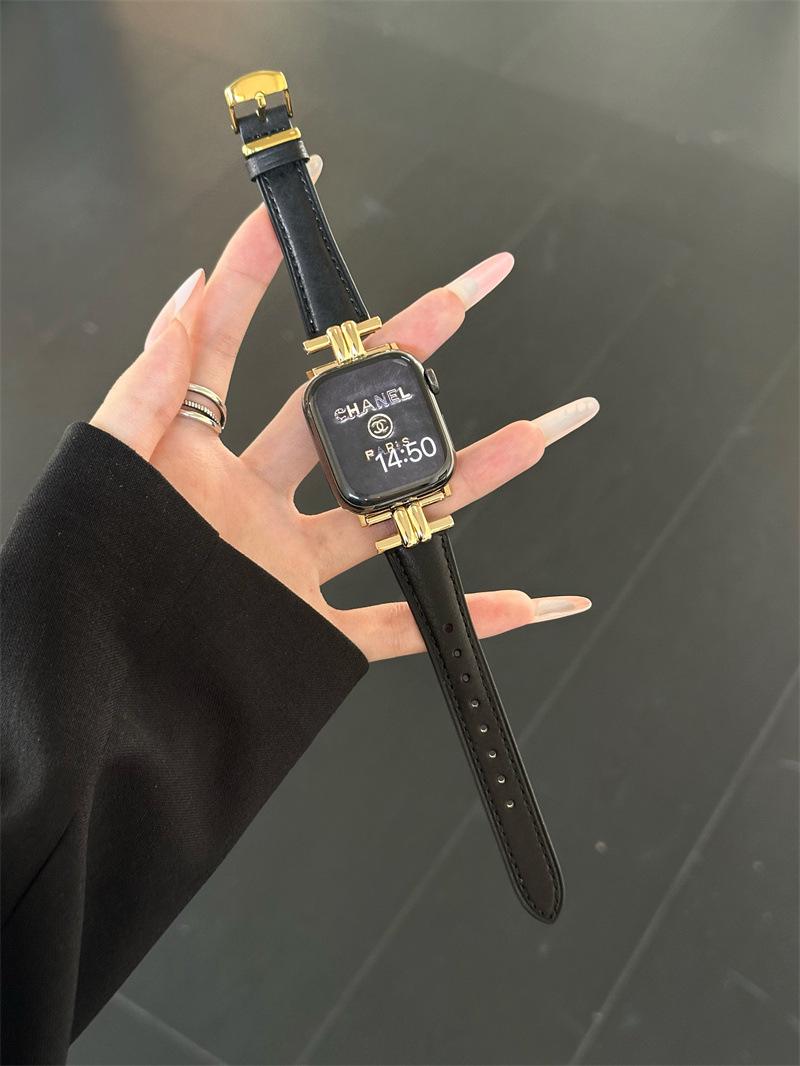 

Высококачественный ретро-кожаный ремешок iWatch9 для Apple Watch Series SE/8/7/6/5/4/3/2/1 — идеально подходит для осени и зимы 42mm/44mm/45mm/49mm