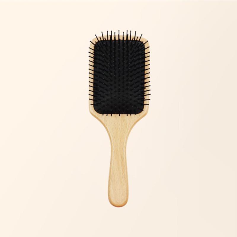 Toolif Wood Square Cushion Brush