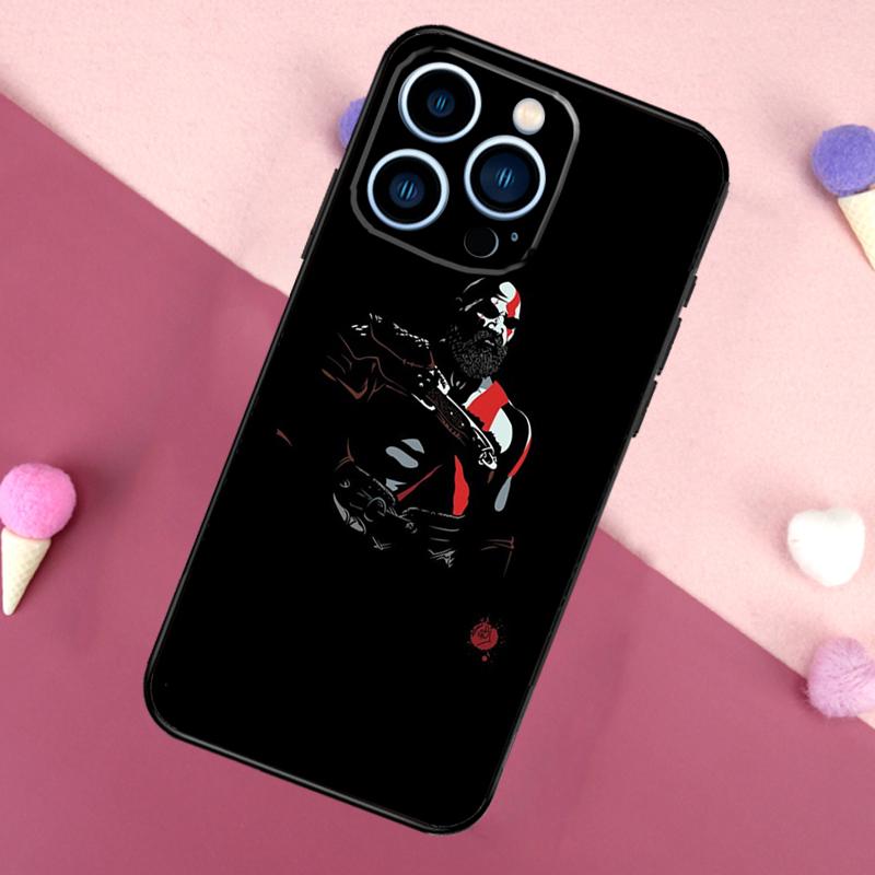 God of War Game Phone Case For iPhone 14 12 11 13 Pro Max Cover on iPhone 13 Mini X XS Max XR Coque