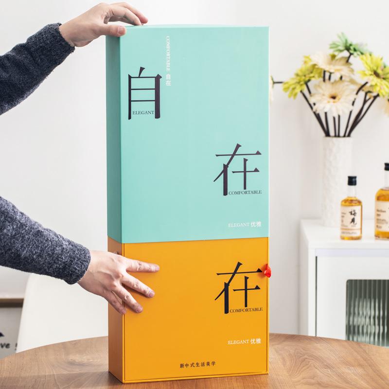 High-end Light Luxury Kung Fu Tea Set Gift Box, High-end Business Company Annual Meeting Creative Gifts Can Be