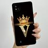 For Realme C11 2021 RMX3231 C20 Case Crown Letter Liquid Silicone Soft Phone Cases For RealmeC20 C20A Full Protection Back Cover