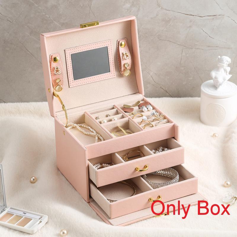 Jewelry Storage Box With Lock For Women And Gift Giving