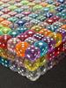 Colored Transparent Rounded Corner Acrylic Dice for Board Games and RPGs, 10mm