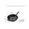 Luchuan Old-Fashioned Round & Flat Bottom Cast Iron Non-Stick Frying Pan for Gas Stoves