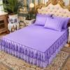 Lace Princess Bedspread Bed Skirt Style Dustproof Decorative Bedspread Big Heming 1.5/1.8/2m Mattress Anti Slip Protective Cover