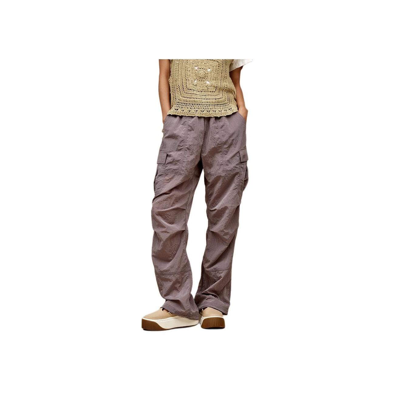

UGG SS25 Solid Color Elastic Waist Cargo Pants Women pants Sweet-Plum 1167539-SGRP XXS