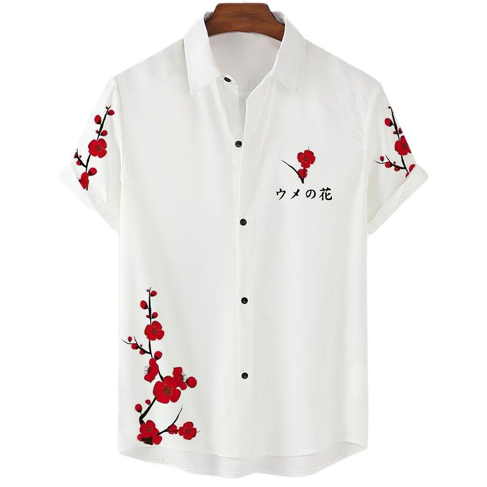 2024 Flower Shirt Hawaiian Men Clothes Loose Breathable Men's Shirts Summer Male Street Casual Short Sleeve Tops 5xl