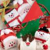 4 Pairs Warm Soft Coral Velvets Christmas Slippers Socks for Indoor Use Festival Cartoon Fuzzy Sleeping Floor Socks