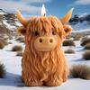 Alpine Cow Silicone Mold for Resin Casting Jewelry Making And DIY Handicrafts High-Resolution Highland Cow Design with Exquisit