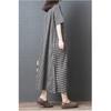 Summer Large-size Women's Checked Dress