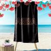 ABBA Print Beach Towel, Large Soft Quick Dry Towel for Beach Camping Swimming