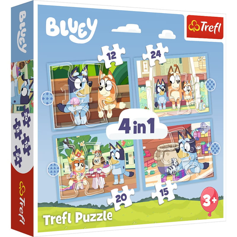 4 in 1 Puzzle - Bluey - Bild 7