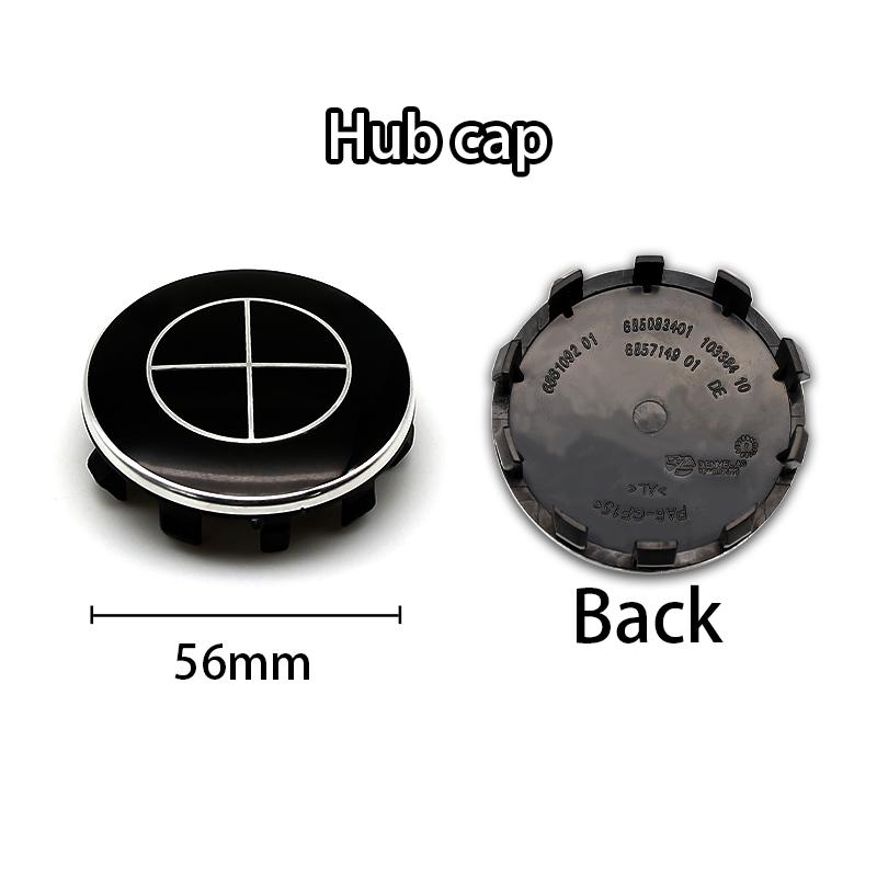 Car Emblem Steering Wheel Center Wheel Rim Center Cover Car Front Rear Logo Badge For BMW F30 F10 E90 E34 E53 E61 E62 Accessorie IH2