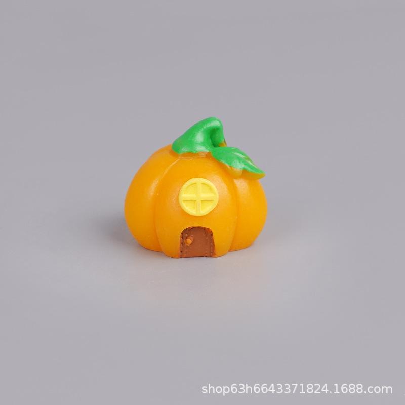 Micro Landscape Halloween Pumpkin Ornament Accessories Small Ornament Resin Ghost Ornament Ornament Landscape