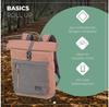 Backpack Travelite Basics Rollup 35 Pink/grey (096310-17)