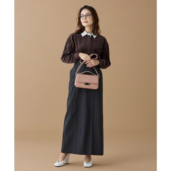 Lacoste Official Leather Shoulder Bag NF5099PHN8100 Champs-Élysées