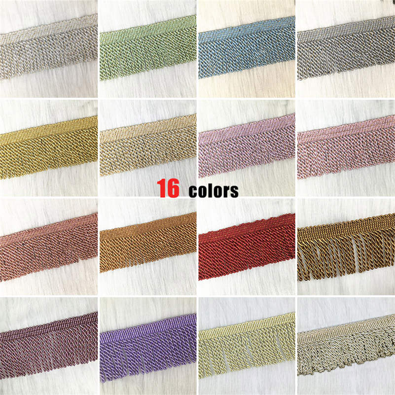 11.5 Meter Big 8cm Fringe Tassel Trim Upholstery Curtain Lamp Trimmings Bag Costum Trims