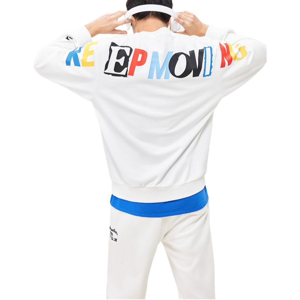 Anta Lifestyle Series FW22 Back Letter Print Sweatshirt Unisex Sweatshirt White 152238708-1