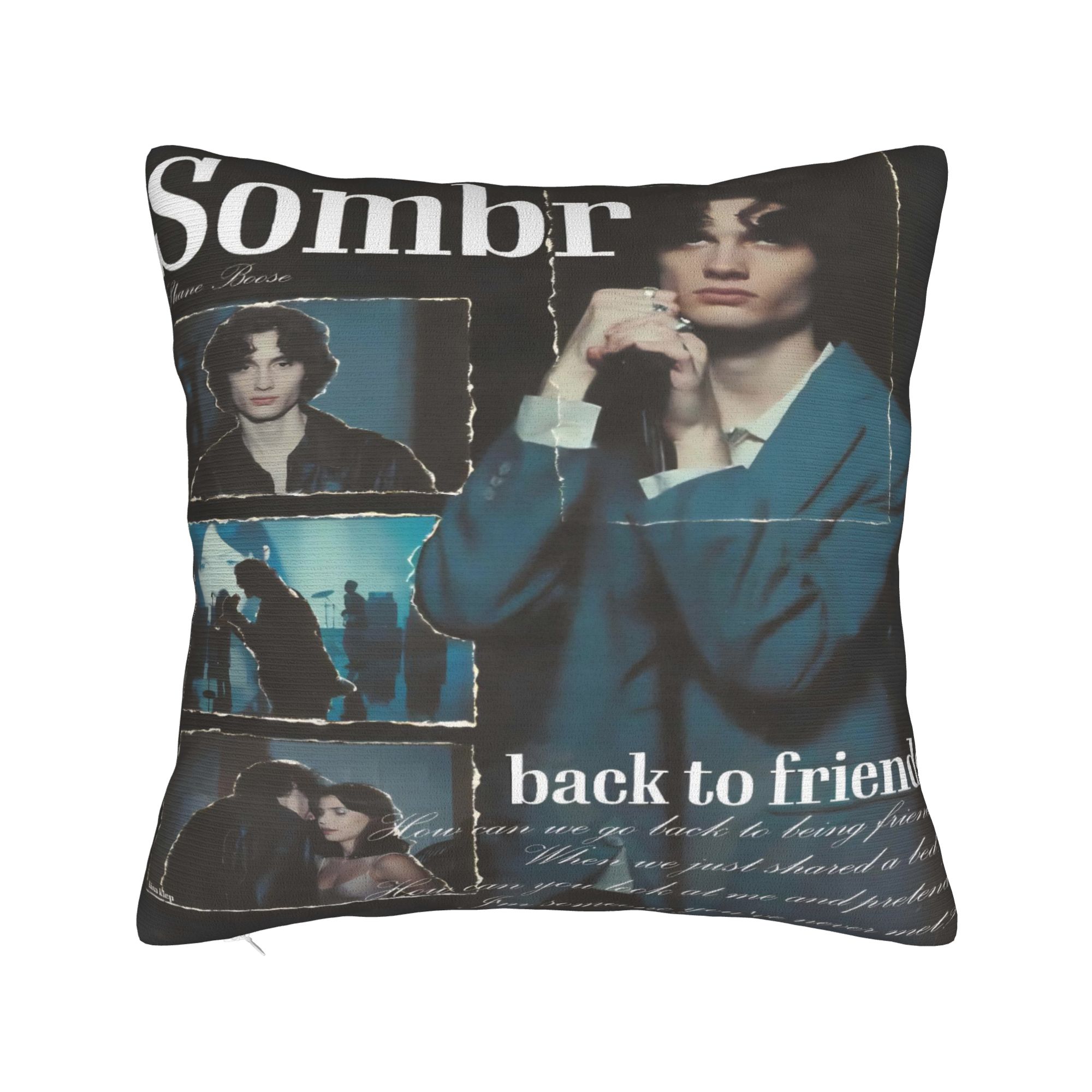 

Sombr Pillow Case Soft Pillow Cover For Living Room Chair Novelty Pillowcases 30cmx30cm